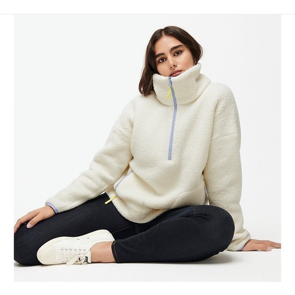 polartec sherpa fleece jacket